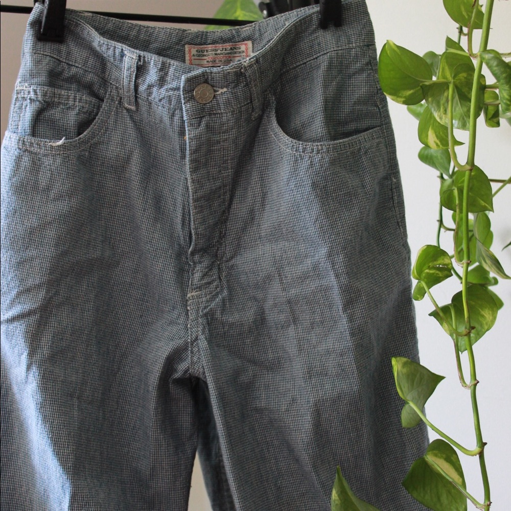 Vintage Guess Gingham Jeans